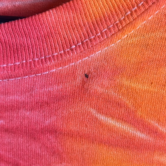 Set of 2 Tie Dyed Retro Hanes Heavyweight Preshrunk Cotton Short Sleeve Tees - Picture 6 of 8